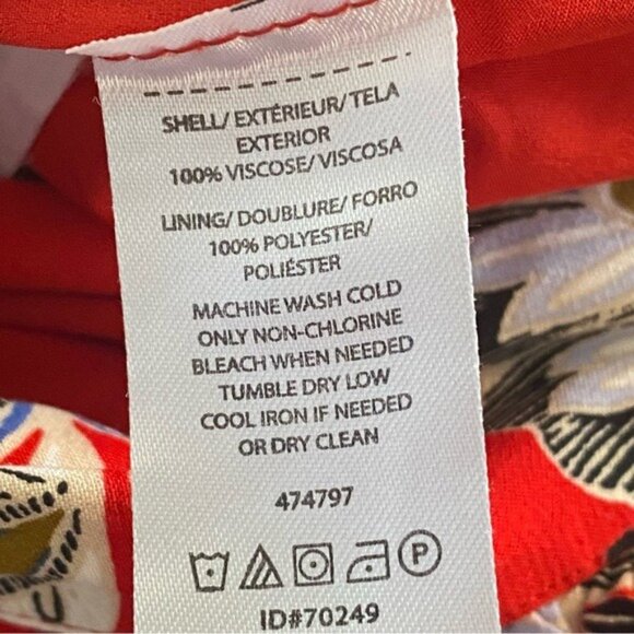 LOFT Women's Floral Print Skirt‎ Size 10 - Picture 6 of 6